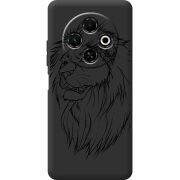 Чорний чохол BoxFace Tecno Spark 30C Lion