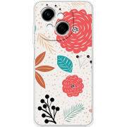 Чохол BoxFace Tecno Go 1 Line Flowers