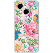 Чохол BoxFace Tecno Go 1 Birds in Flowers