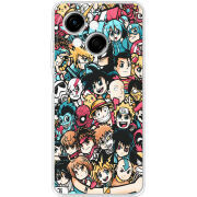 Чохол BoxFace Tecno Go 1 Anime Stickers