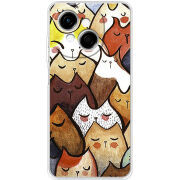 Чохол BoxFace Tecno Go 1 Sleepy Cats