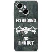 Чохол BoxFace Tecno Go 1 Дрон Fly Around