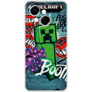 Чохол BoxFace Tecno Go 1 Minecraft Graffiti