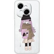 Прозорий чохол BoxFace Tecno Spark Go 1 Winter Morning Girl