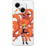 Прозорий чохол BoxFace Tecno Spark Go 1 Naruto and Kurama