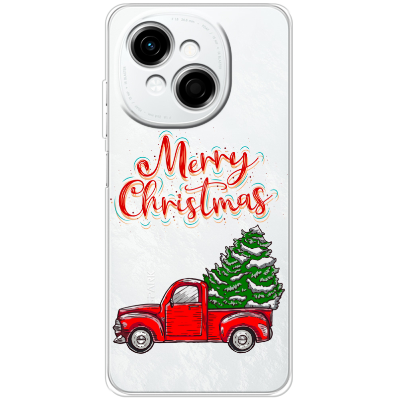 Прозорий чохол BoxFace Tecno Spark Go 1 Holiday Car