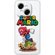 Прозорий чохол BoxFace Tecno Spark Go 1 Super Mario