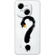Прозорий чохол BoxFace Tecno Spark Go 1 Swan question