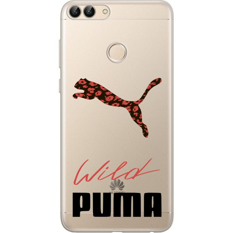 Прозрачный чехол Uprint Huawei P Smart Wild Cat