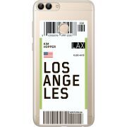 Прозрачный чехол Uprint Huawei P Smart Ticket Los Angeles