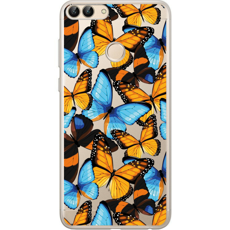 Прозрачный чехол Uprint Huawei P Smart Butterfly Morpho
