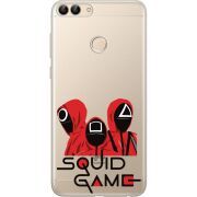 Прозрачный чехол Uprint Huawei P Smart siquid game люди в красном