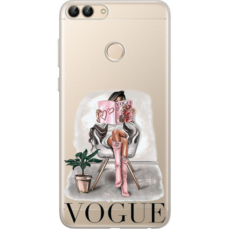 Прозрачный чехол Uprint Huawei P Smart VOGUE