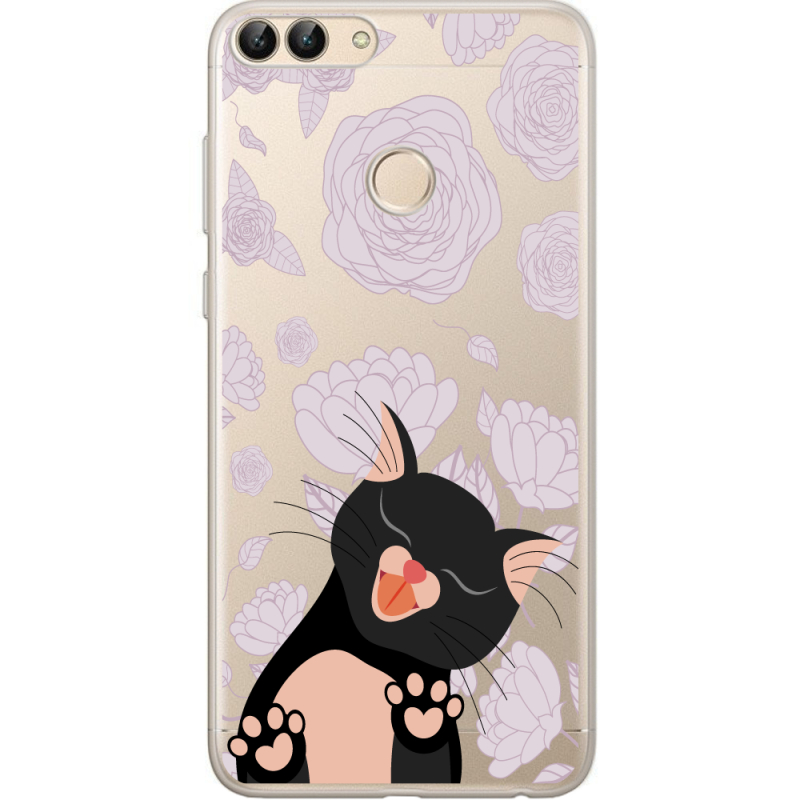 Прозрачный чехол Uprint Huawei P Smart Meow