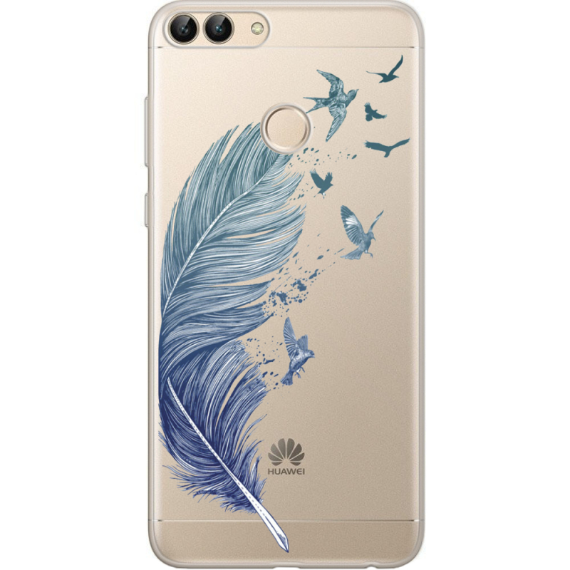 Прозрачный чехол Uprint Huawei P Smart Feather