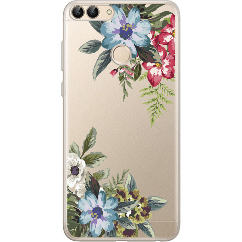 Прозрачный чехол Uprint Huawei P Smart Floral