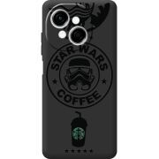 Чорний чохол BoxFace Tecno Spark Go 1 Dark Coffee