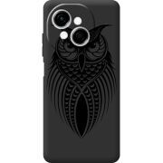 Чорний чохол BoxFace Tecno Spark Go 1 Owl