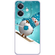 Чохол BoxFace OPPO A3x Skier Snowman