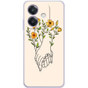 Чохол BoxFace OPPO A3x Flower Hands