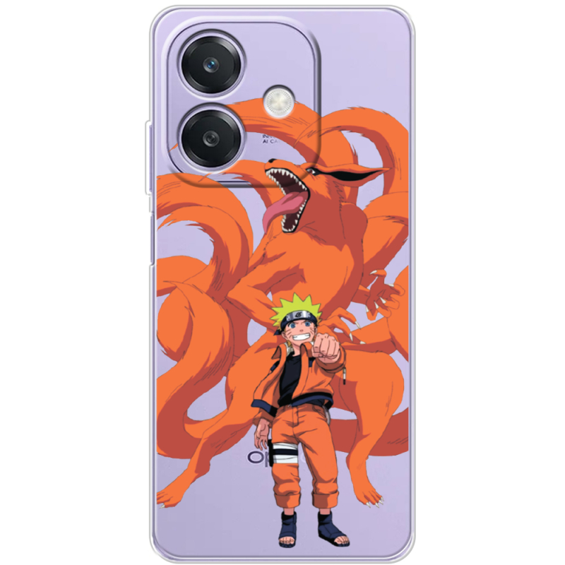 Прозорий чохол BoxFace OPPO A3x Naruto and Kurama