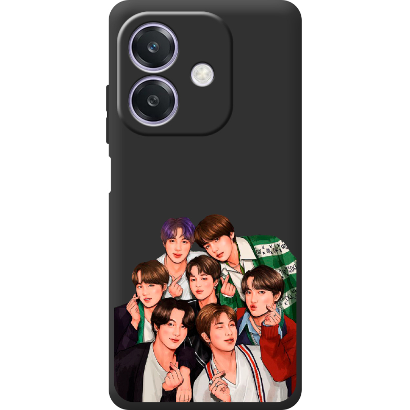 Чорний чохол BoxFace Oppo A3x BTS