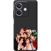 Чорний чохол BoxFace Oppo A3x BTS