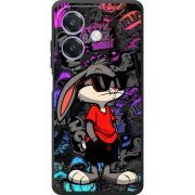 Чорний чохол BoxFace Oppo A3x Малий вухань