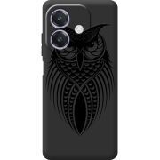 Чорний чохол BoxFace Oppo A3x Owl