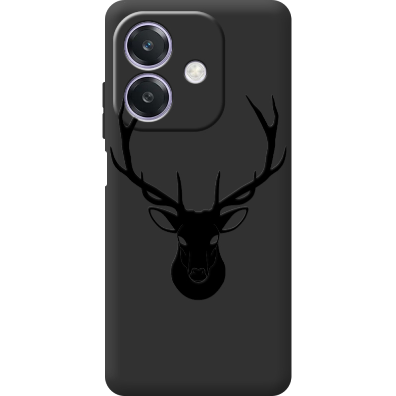 Чорний чохол BoxFace Oppo A3x Deer