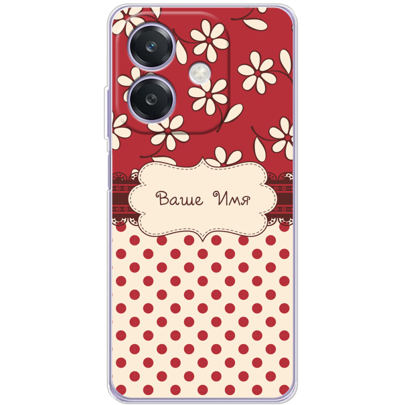 Чохол BoxFace OPPO A40m Именной Polka Dots