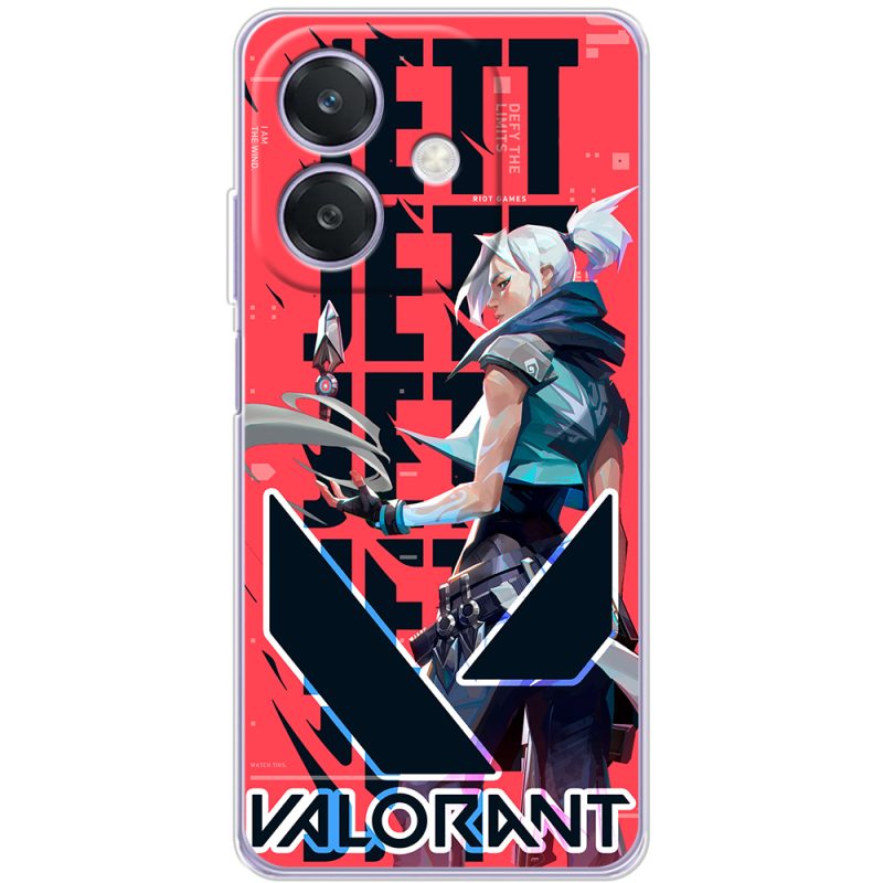 Чохол BoxFace OPPO A40m Valorant Jett