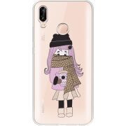 Прозрачный чехол Uprint Huawei P20 Lite Winter Morning Girl