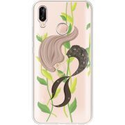 Прозрачный чехол Uprint Huawei P20 Lite Cute Mermaid