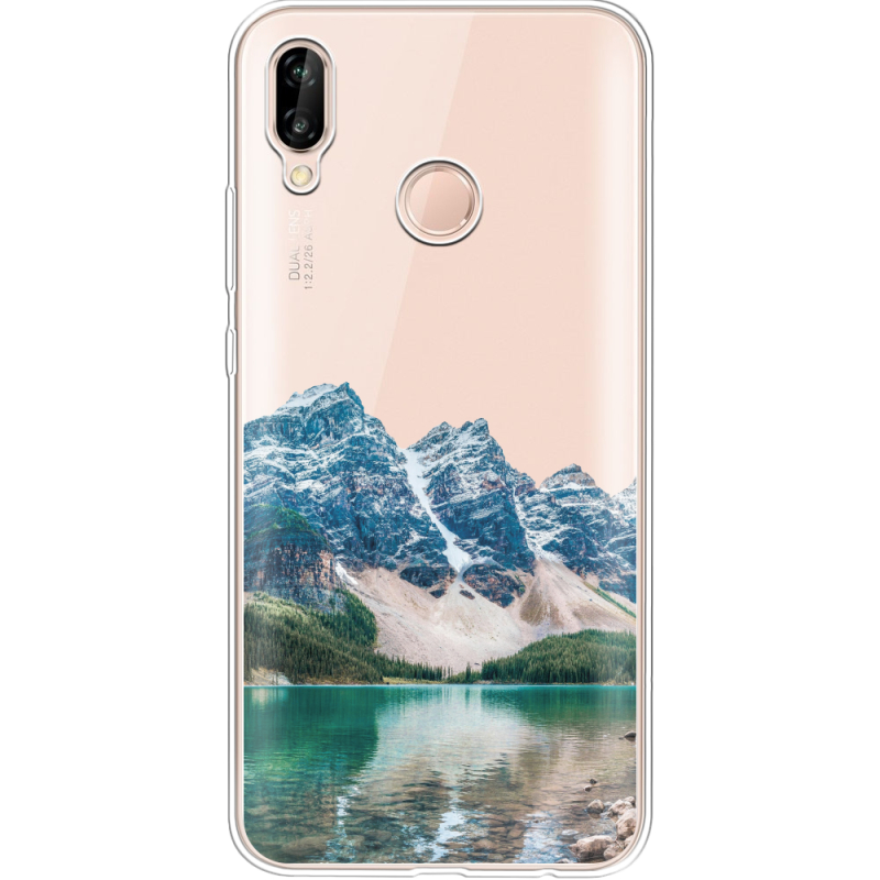 Прозрачный чехол Uprint Huawei P20 Lite Blue Mountain