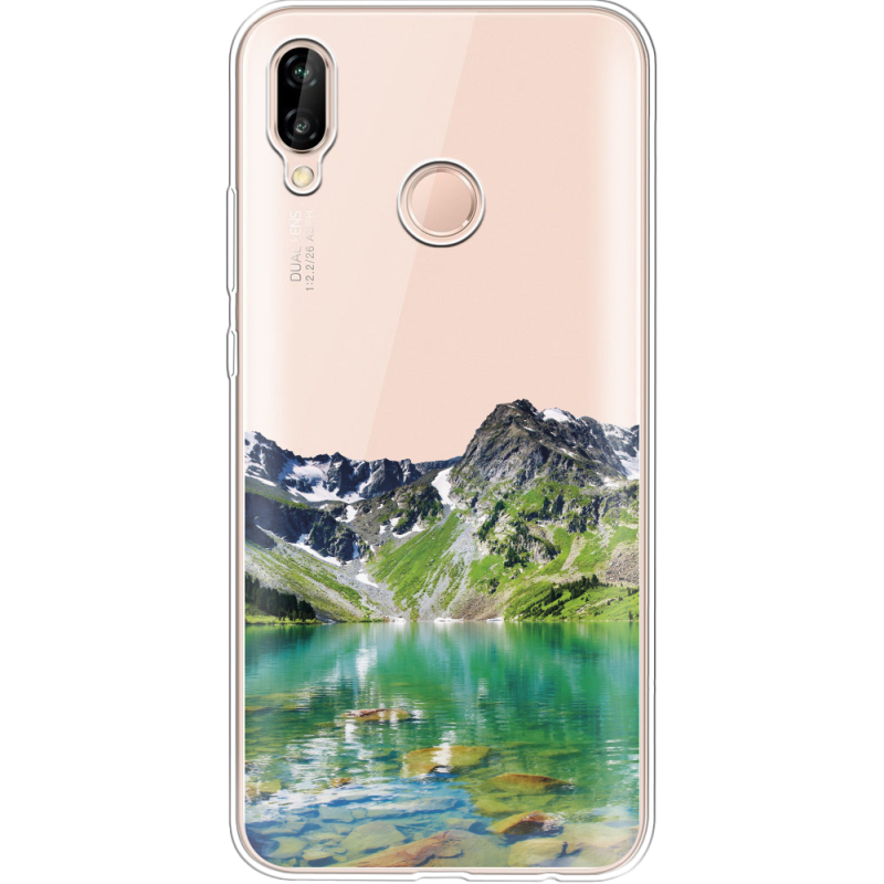 Прозрачный чехол Uprint Huawei P20 Lite Green Mountain