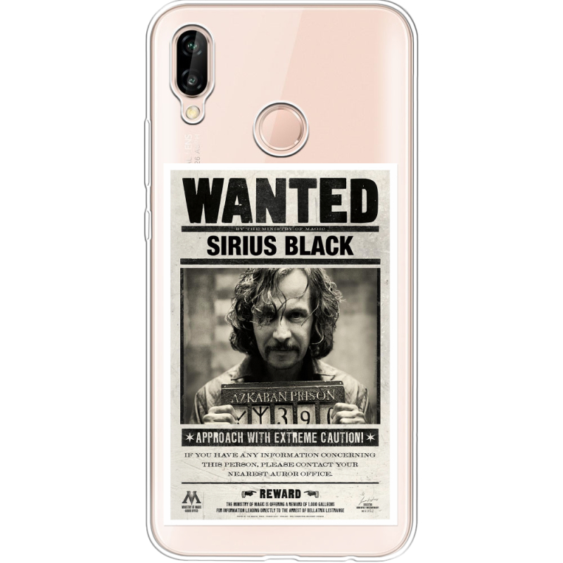 Прозрачный чехол Uprint Huawei P20 Lite Sirius Black