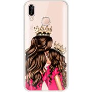 Прозрачный чехол Uprint Huawei P20 Lite Queen and Princess