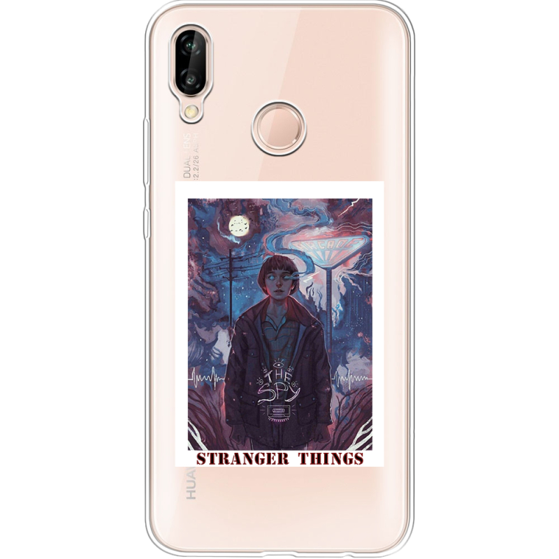 Прозрачный чехол Uprint Huawei P20 Lite Stranger Things