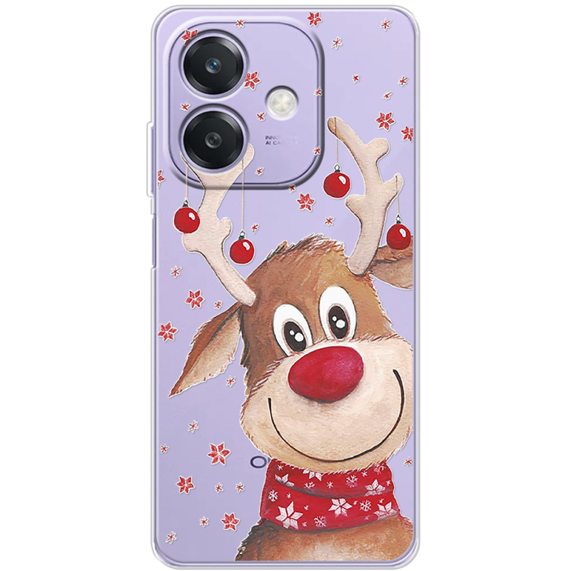 Прозорий чохол BoxFace OPPO A40m Winter Deer