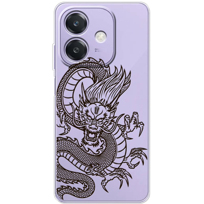 Прозорий чохол BoxFace OPPO A40m Chinese Dragon