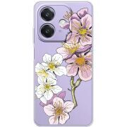 Прозорий чохол BoxFace OPPO A40m Cherry Blossom