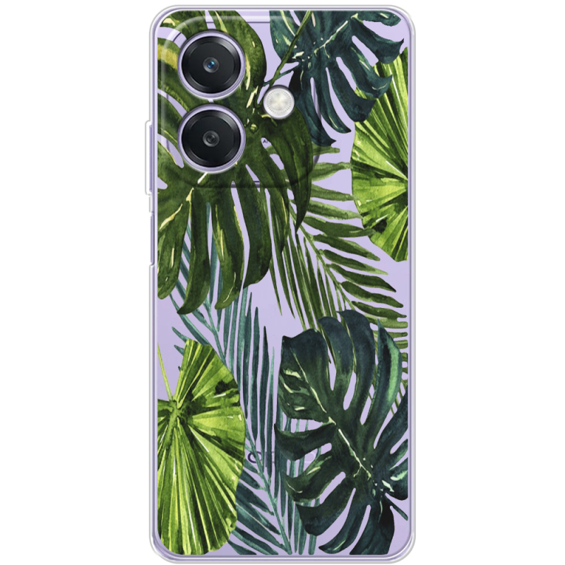 Прозорий чохол BoxFace OPPO A40m Palm Tree