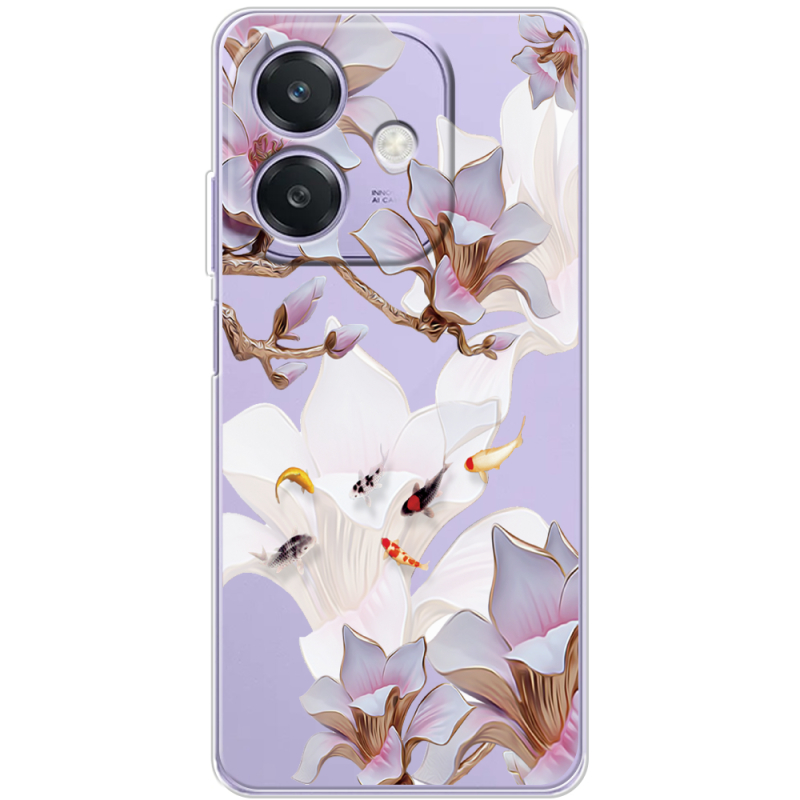 Прозорий чохол BoxFace OPPO A40m Chinese Magnolia