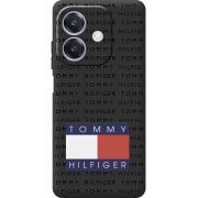 Чорний чохол BoxFace Oppo A40m Tommy Print