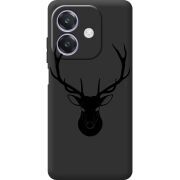 Чорний чохол BoxFace Oppo A40m Deer