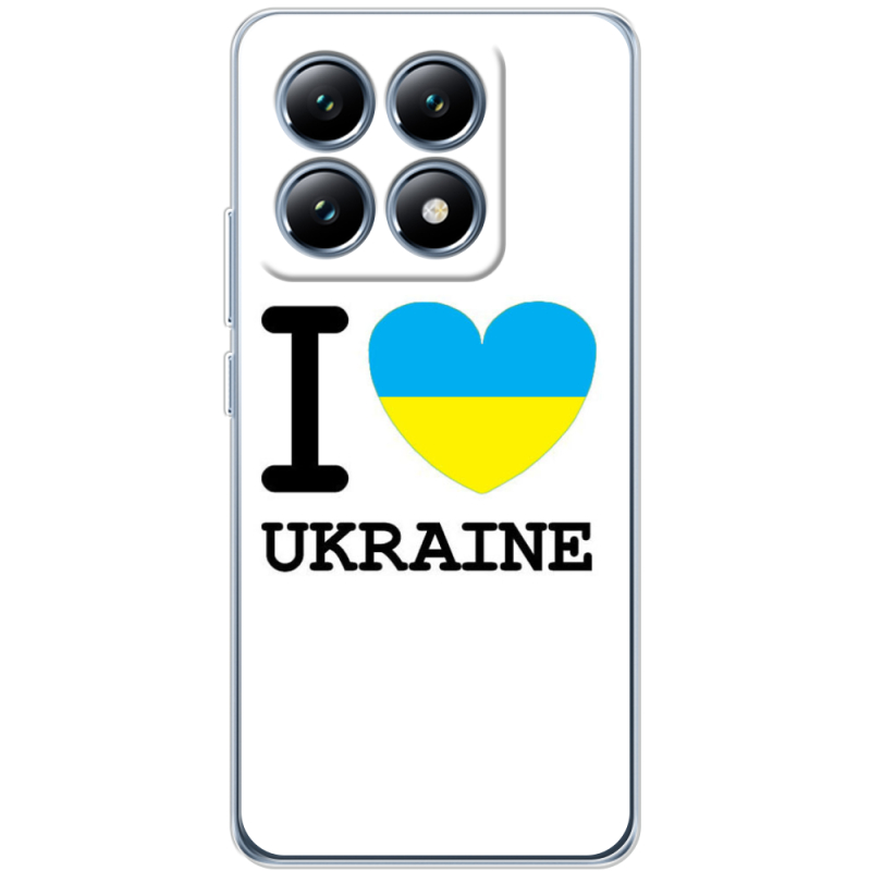Чохол BoxFace Xiaomi 14T Pro I love Ukraine