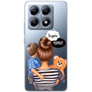 Прозорий чохол BoxFace Xiaomi 14T Pro Super Mama and Son