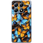 Прозорий чохол BoxFace Xiaomi 14T Pro Butterfly Morpho