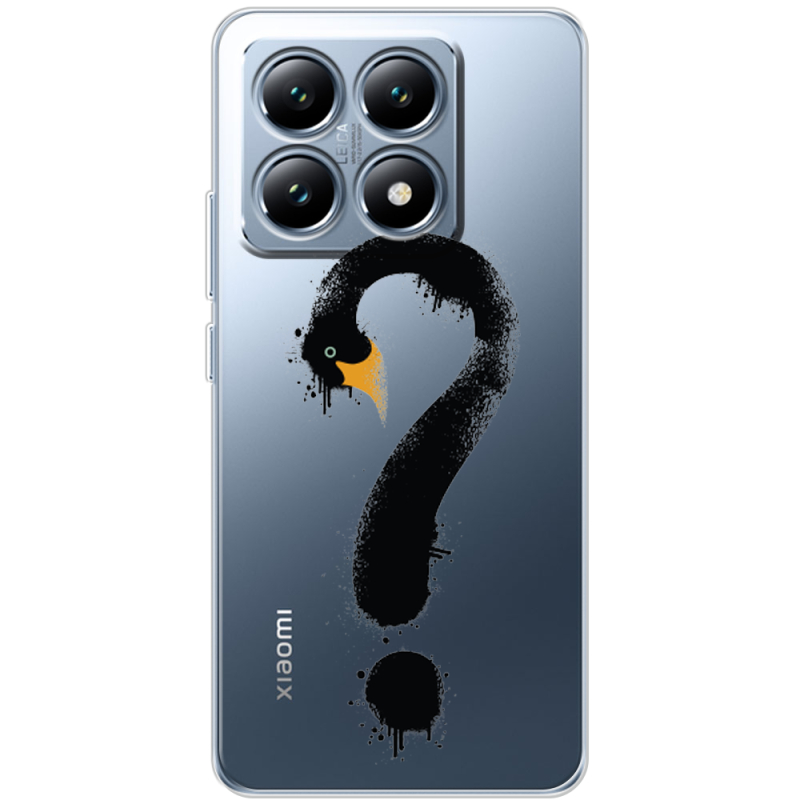 Прозорий чохол BoxFace Xiaomi 14T Pro Swan question